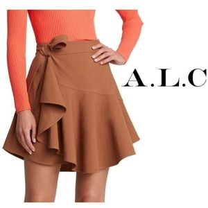 A.L.C. ADELAIDE LINEN SKIRT WOMEN'S 6